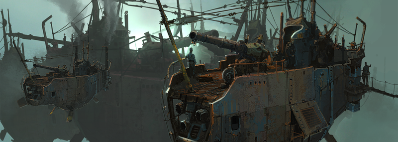 Illustration for article titled The ships of the air are dilapidated but graceful